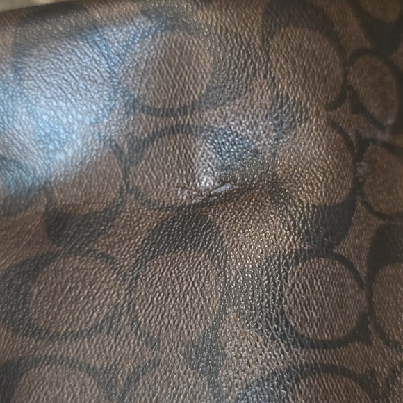 Coach Harley Hobo Bag In Signature Canvas Brown Black - Picture 5 of 11